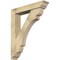 Ekena Millwork Olympic Traditional Rough Sawn Bracket w/ Offset Brace, Douglas Fir, 6"W x 30"D x 36"H BKT0604X30X36OLY01RDF - alternate 1